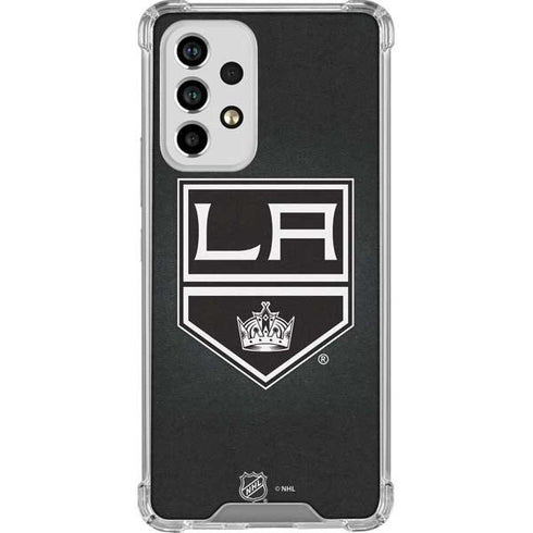 NHL Los Angeles Kings Black Background Galaxy A33 5G Clear Case