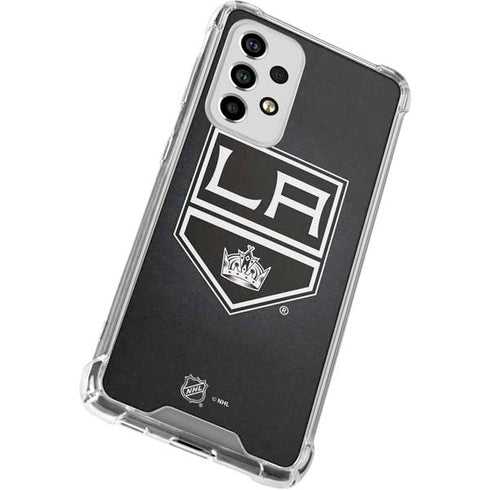 NHL Los Angeles Kings Black Background Galaxy A33 5G Clear Case