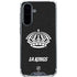 NHL Los Angeles Kings Black Background Galaxy A36 5G Clear Case