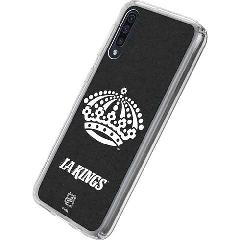 NHL Los Angeles Kings Black Background Galaxy A50 Clear Case