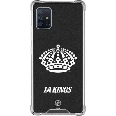 NHL Los Angeles Kings Black Background Galaxy A51 5G Clear Case