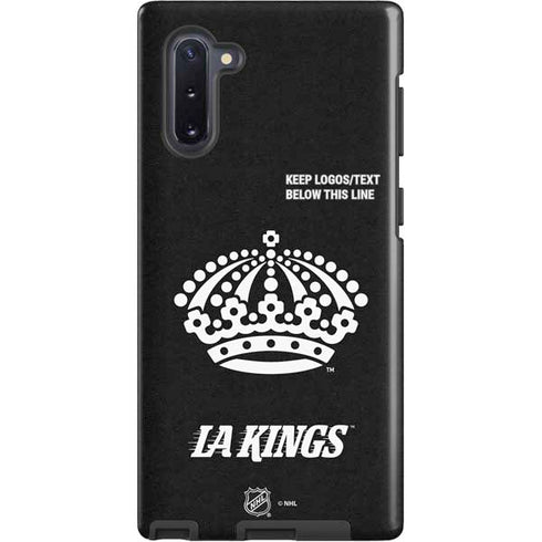 NHL Los Angeles Kings Black Background Galaxy Cases