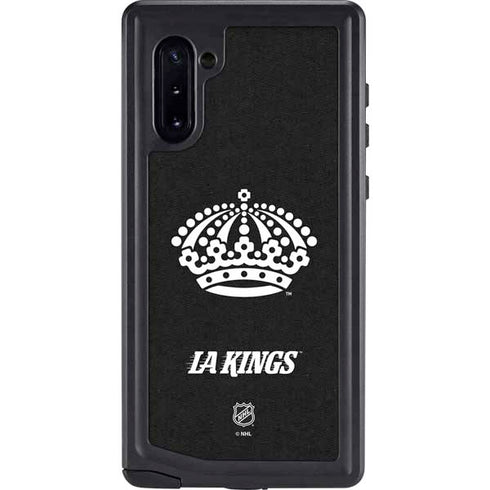NHL Los Angeles Kings Black Background Galaxy Note 10 Waterproof Case