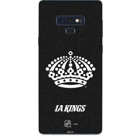 NHL Los Angeles Kings Black Background Galaxy Note 9 Skin