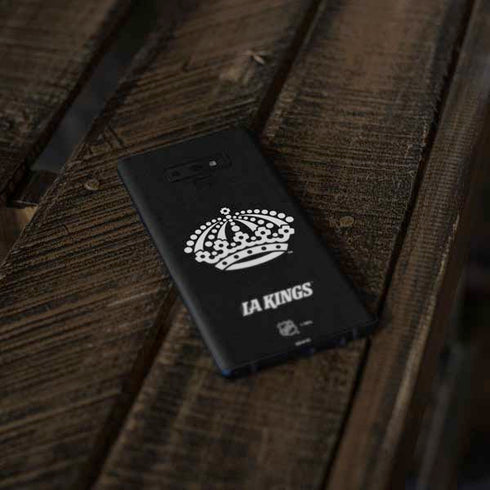 NHL Los Angeles Kings Black Background Galaxy Note 9 Skin