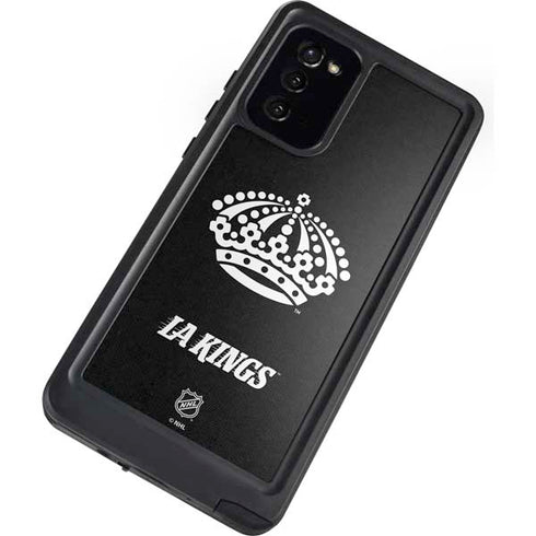 NHL Los Angeles Kings Black Background Galaxy Note20 5G Waterproof Case