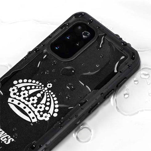 NHL Los Angeles Kings Black Background Galaxy S20 Plus Waterproof Case