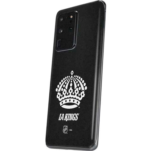 NHL Los Angeles Kings Black Background Galaxy S20 Ultra 5G Skin
