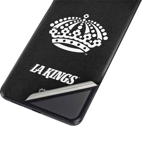 NHL Los Angeles Kings Black Background Galaxy S21 Ultra 5G Skin