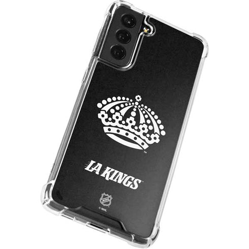 NHL Los Angeles Kings Black Background Galaxy S22 Clear Case
