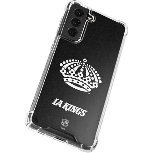 NHL Los Angeles Kings Black Background Galaxy S22 Plus Clear Case