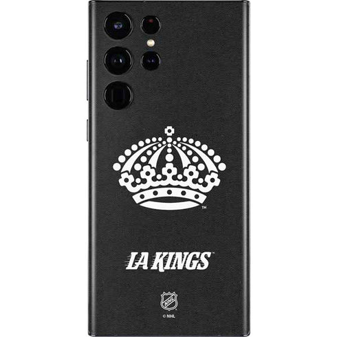 NHL Los Angeles Kings Black Background Galaxy S22 Ultra Skin