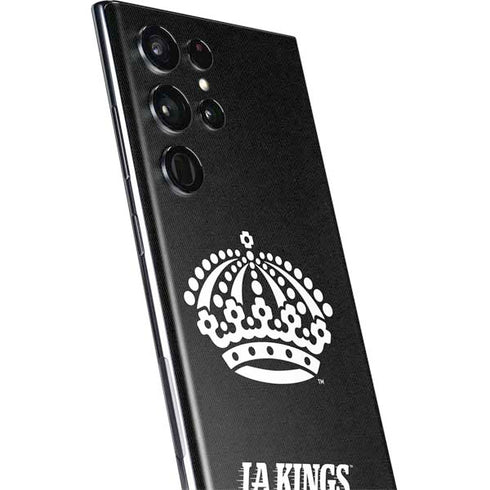 NHL Los Angeles Kings Black Background Galaxy S22 Ultra Skin