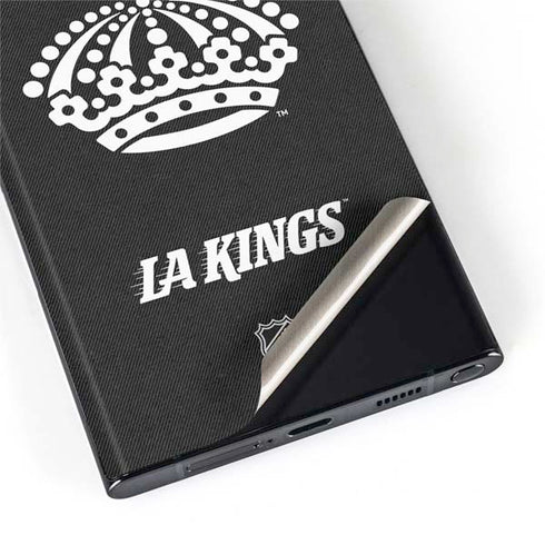 NHL Los Angeles Kings Black Background Galaxy S22 Ultra Skin