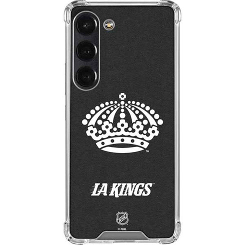 NHL Los Angeles Kings Black Background Galaxy S23 Clear Case
