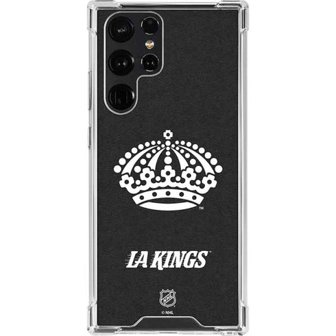 NHL Los Angeles Kings Black Background Galaxy S23 Ultra Clear Case