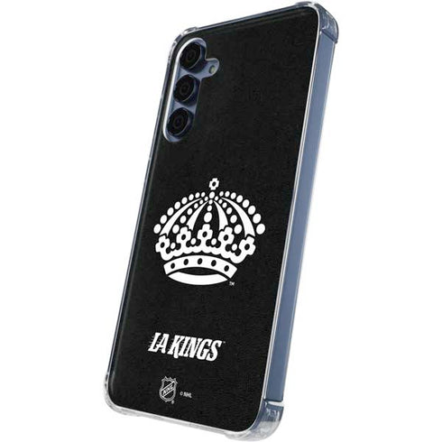 NHL Los Angeles Kings Black Background Galaxy S24 Clear Case