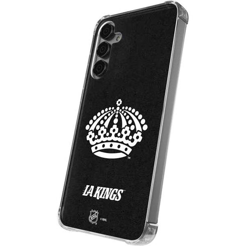 NHL Los Angeles Kings Black Background Galaxy S24 Plus Clear Case