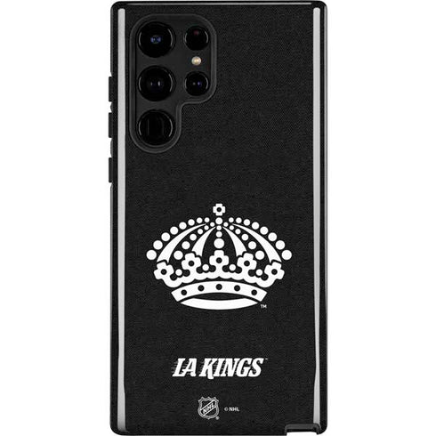 NHL Los Angeles Kings Black Background Galaxy S25 Ultra Impact Case