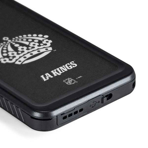 NHL Los Angeles Kings Black Background Galaxy S24 Waterproof Case