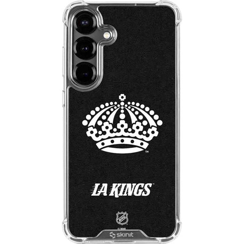 NHL Los Angeles Kings Black Background Galaxy S26 Clear Case