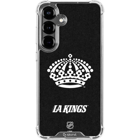 NHL Los Angeles Kings Black Background Galaxy S26 Plus Clear Case