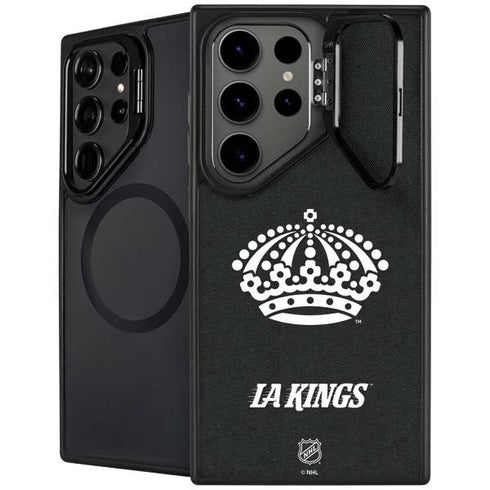 NHL Los Angeles Kings Black Background Galaxy S26 Ultra Kickstand Case