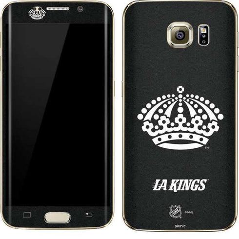NHL Los Angeles Kings Black Background Galaxy S7 Edge Skin