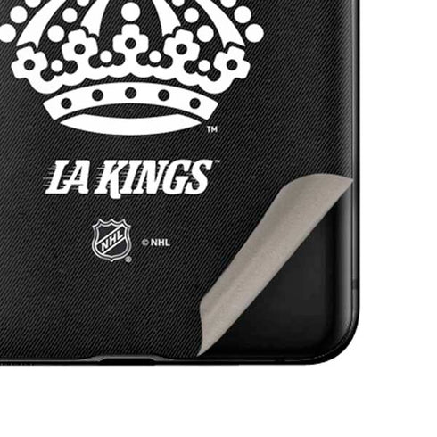 NHL Los Angeles Kings Black Background Galaxy Z Flip Skin