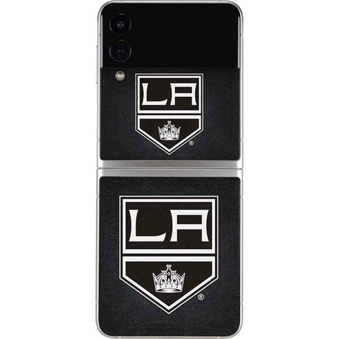 NHL Los Angeles Kings Black Background Galaxy Z Flip4 5G Skin