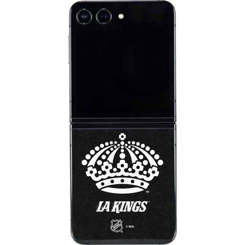 NHL Los Angeles Kings Black Background Galaxy Z Flip5 5G Skin