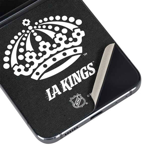 NHL Los Angeles Kings Black Background Galaxy Z Flip5 5G Skin