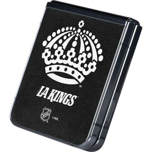 NHL Los Angeles Kings Black Background Galaxy Z Flip5 5G Skin