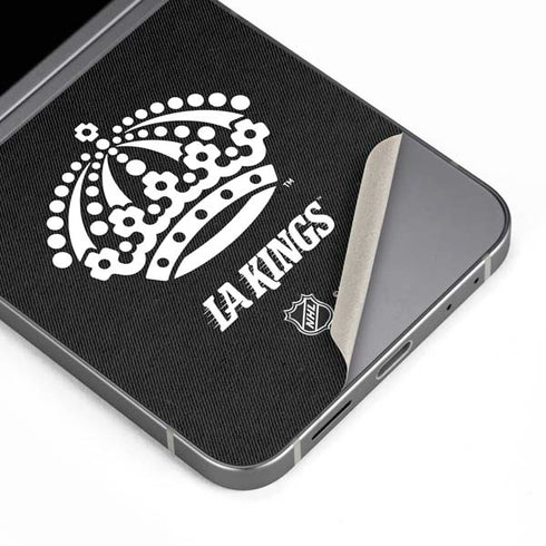 NHL Los Angeles Kings Black Background Galaxy Z Flip6 Skin