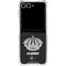 NHL Los Angeles Kings Black Background Galaxy Z Flip7 Clear Case