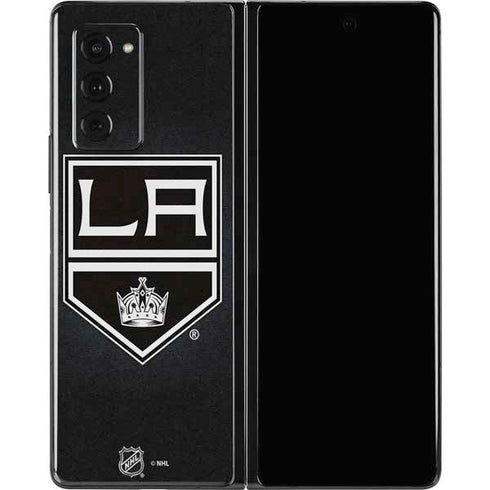 NHL Los Angeles Kings Black Background Galaxy Z Fold2 5G Skin
