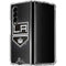 NHL Los Angeles Kings Black Background Galaxy Z Fold4 5G Clear Case