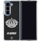 NHL Los Angeles Kings Black Background Galaxy Z Fold5 5G Clear Case