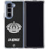 NHL Los Angeles Kings Black Background Galaxy Z Fold5 5G Clear Case