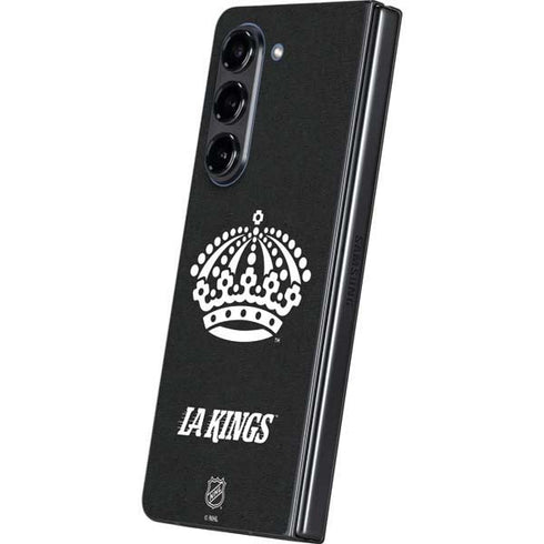 NHL Los Angeles Kings Black Background Galaxy Z Fold5 5G Skin
