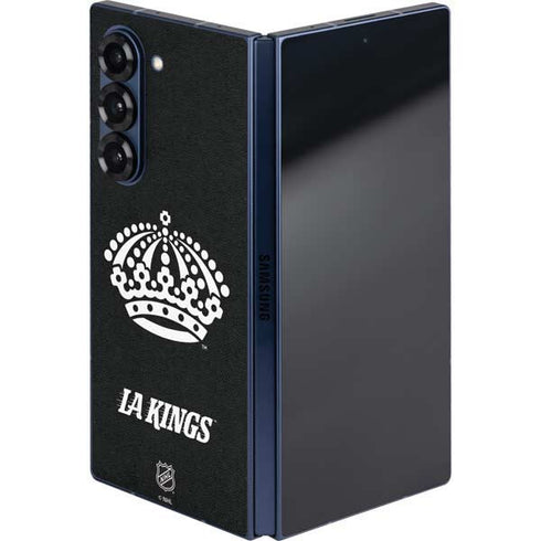NHL Los Angeles Kings Black Background Galaxy Z Fold6 Skin