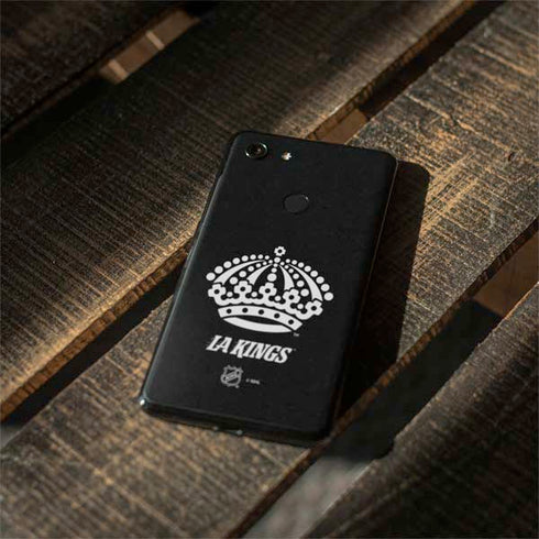 NHL Los Angeles Kings Black Background Google Pixel 3 Skin