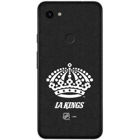 NHL Los Angeles Kings Black Background Google Pixel 3a XL Skin