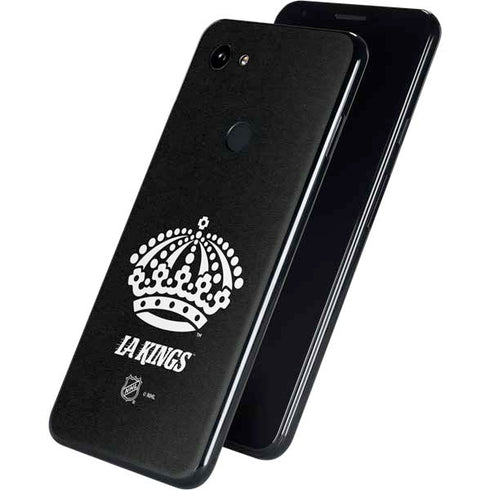 NHL Los Angeles Kings Black Background Google Pixel 3a XL Skin