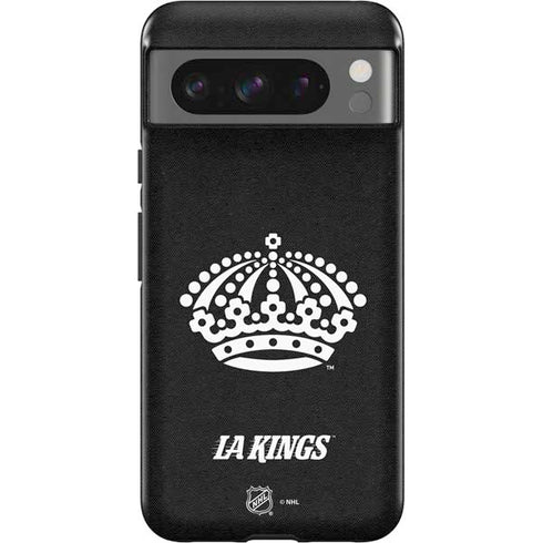 NHL Los Angeles Kings Black Background Google Pixel 8 Pro Impact Case