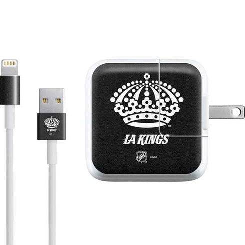 NHL Los Angeles Kings Black Background iPad Charger (10W USB) Skin