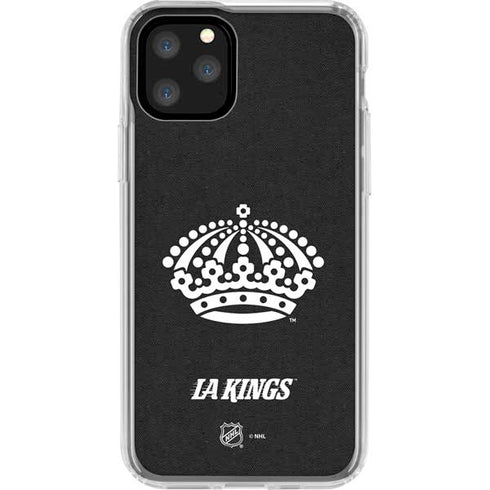 NHL Los Angeles Kings Black Background iPhone 11 Pro Clear Case