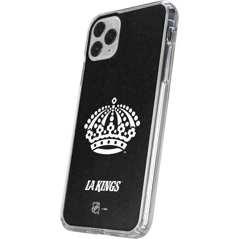 NHL Los Angeles Kings Black Background iPhone 11 Pro Clear Case