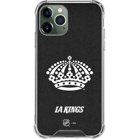 NHL Los Angeles Kings Black Background iPhone 11 Pro Max Clear Case