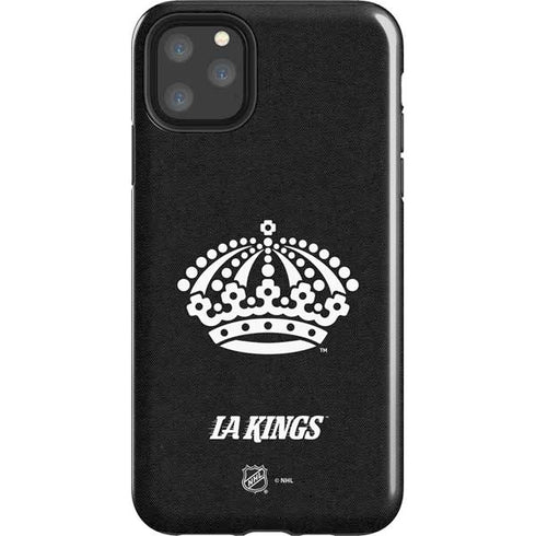 NHL Los Angeles Kings Black Background iPhone Cases